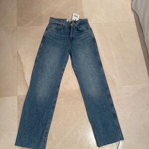 Reformation Val 90s Mid Rise Straight Jeans Colorado - Size 25
